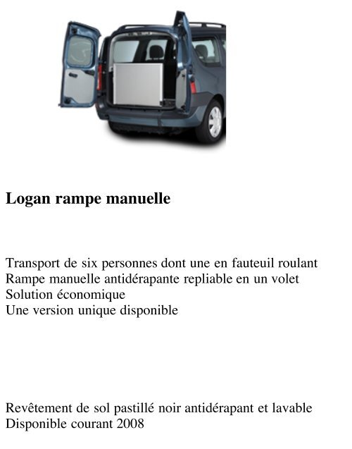 SOMAC - TPMR (Transport de Personnes Ã  MobilitÃ© ... - Hacavie