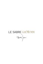 Le Sabre GH MUMM par Patrick Jouin - Pernod