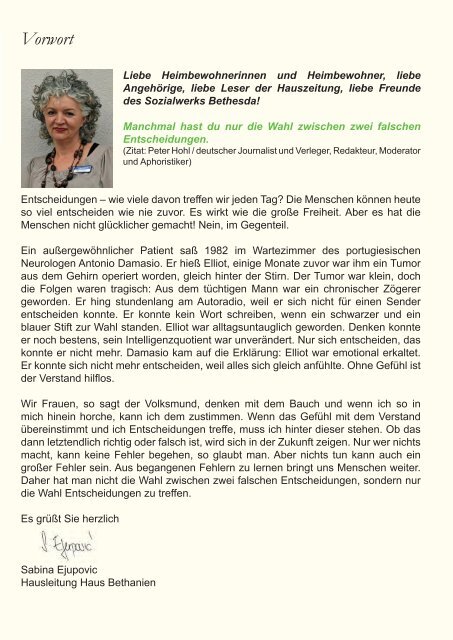 Download Hauszeitung November 2013 - Sozialwerk Bethesda