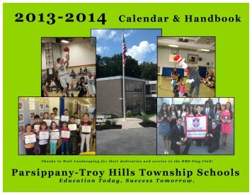 Calendar - the Parsippany-Troy Hills School District