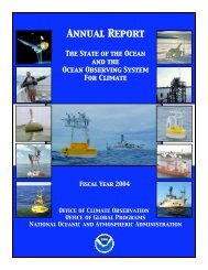 OCO Annual Report: FY 2004 - Office of Climate Observation - NOAA