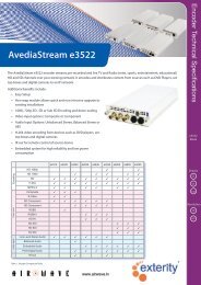 AvediaStream e3522 - Airwave Europe