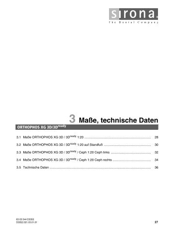 3 Maße, technische Daten - 3d-roentgen.ch