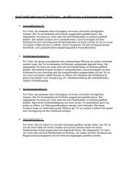 Anti-Panikfunktionen bei Schlössern als PDF - Steinau