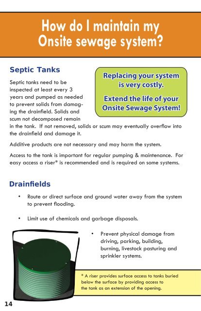 Homeowner's Guide to Septic Systems - Kitsap Public Health District