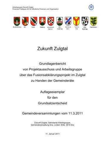 Grundlagenbericht - Einwohnergemeinde Unterlangenegg