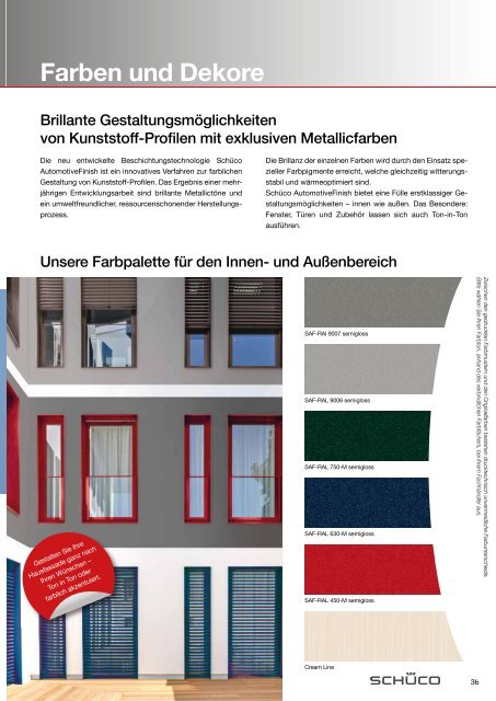 Endkunden-BroschÃ¼re als pdf ansehen - FensterART GmbH & Co KG