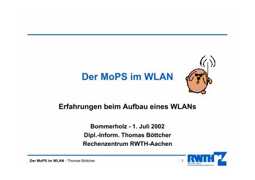 Der MoPS im WLAN