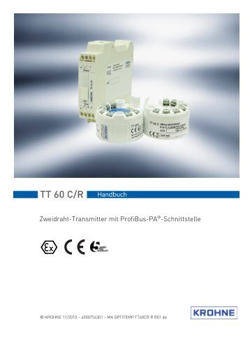 Zweidraht-Transmitter mit ProfiBus-PAÂ®-Schnittstelle