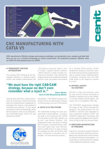 CnC manufaCturing with Catia V5