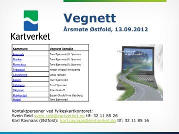 Vegnett - Kartverket