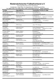 Niedersächsischer Fußballverband e.V. - NFV Kreis Uelzen