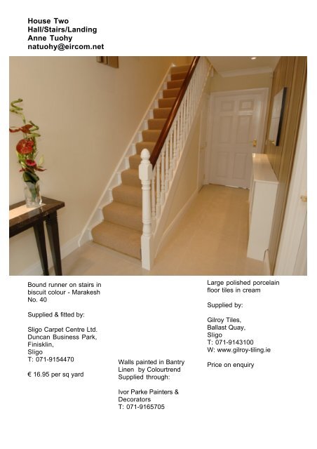 House Two Hall Stairs Landing Anne Tuohy Natuohy Eircom Net