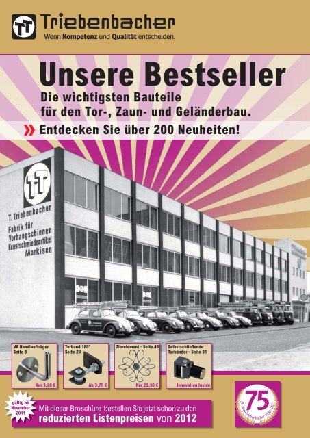 Unsere Bestseller - Triebenbacher.de