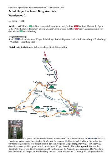 Spalt, Schnittlinger Loch, Burg Wernfels, 16 km - Sockenqualmer