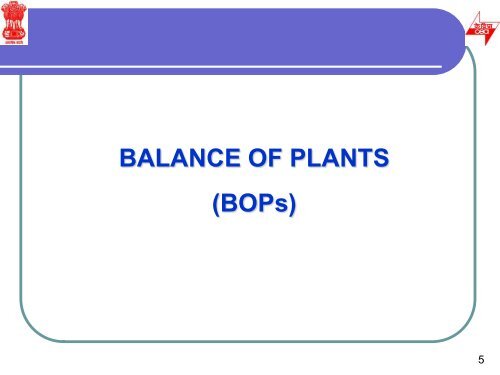 Manufacturing capabilities for Balance of Plant Equipment for ...