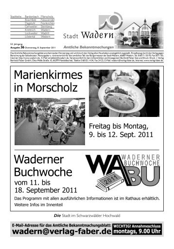 in morscholz - Wadern