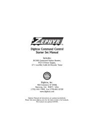 To read the Digitrax DCS-50 Zephyr manual ... - DCC Concepts