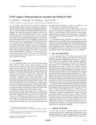 ENSO regimes: Reinterpreting the canonical and Modoki El NiÃ±o