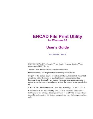 ENCAD File Print Utility - Kodak