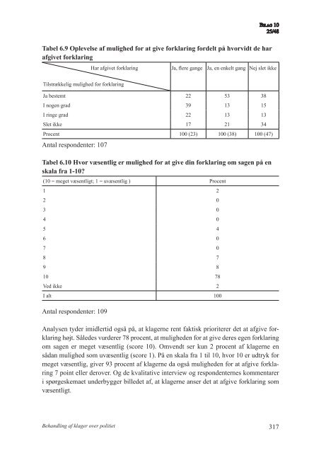 BetÃ¦nkning om behandling af klager over politiet - Justitsministeriet ...