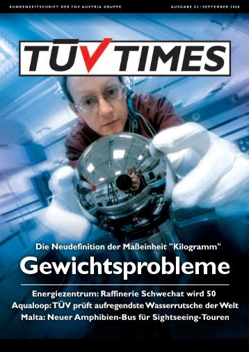 kundenzeitschrift der tÃ¼v austria gruppe ausgabe 03 / september 2008