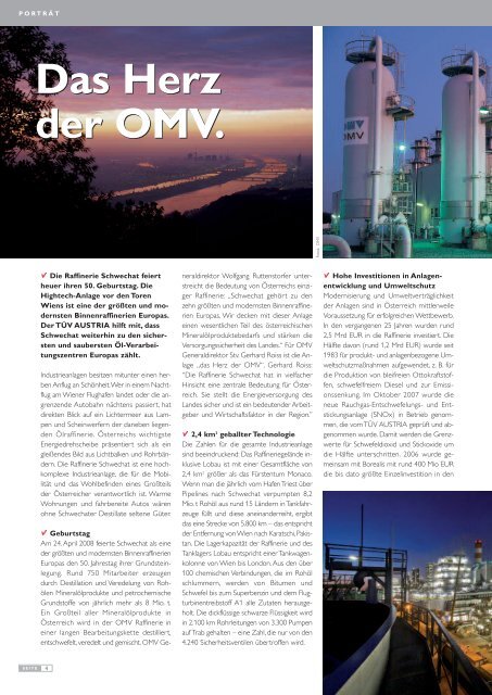 kundenzeitschrift der tÃ¼v austria gruppe ausgabe 03 / september 2008