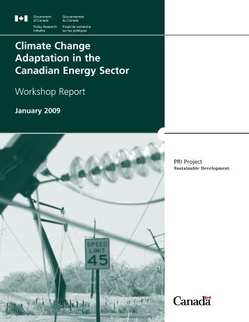 Climate Change Adaptation in the Canadian Energy Sector