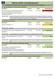 Mainau GmbH: Umweltprogramm - Insel Mainau