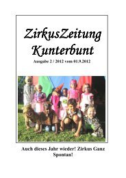 Zirkus Ganz Spontan! - Spiellandschaft Stadt e.V.