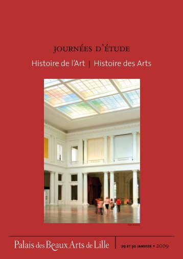 journÃ©es d'Ã©tude - Palais des Beaux Arts de Lille