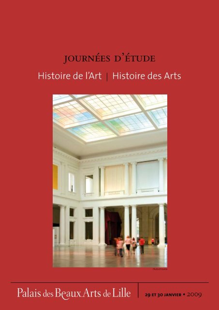 journÃ©es d'Ã©tude - Palais des Beaux Arts de Lille