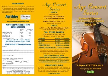 Ayr Concert Series - South Ayrshire Council