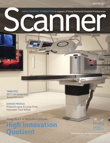 Scanner Winter 2011 - the Hoag Hospital Foundation