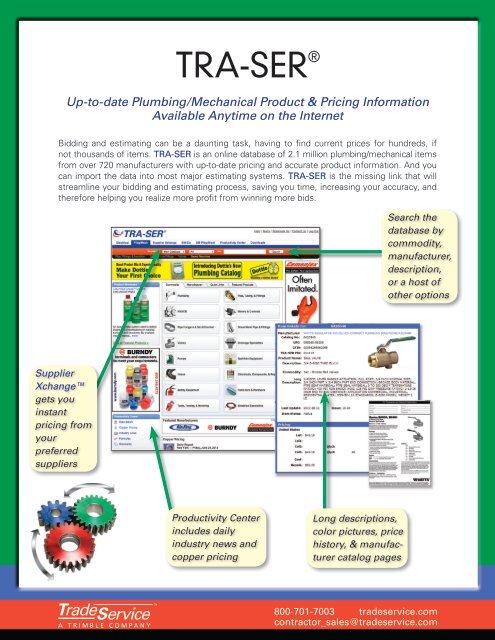 Product profile - Trade Service