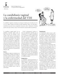 La candidiasis vaginal y la enfermedad del VIH - Project Inform