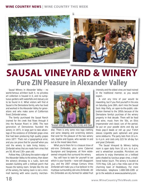 Download as a PDF - Wine Country This Week