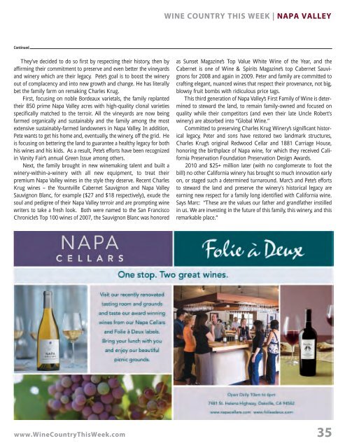 Download as a PDF - Wine Country This Week