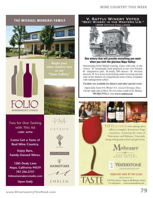 Download as a PDF - Wine Country This Week