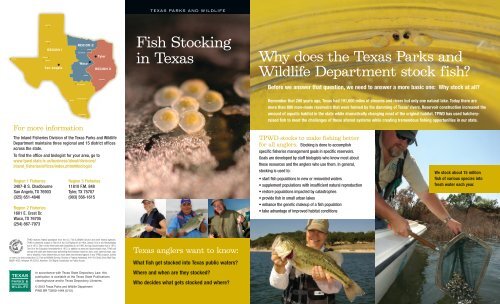 Fish Stocking in Texas - Texas Parks & Wildlife Department