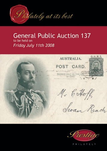 Auction No 137 - Prestige Philately