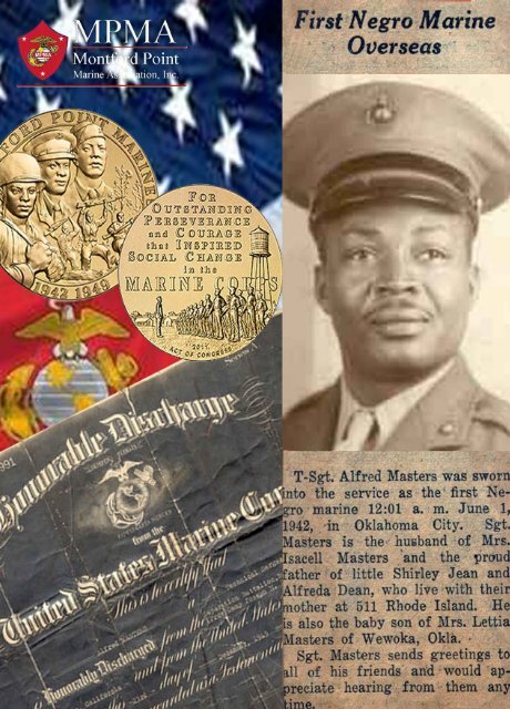 How Alfred Became The First Black Marine - Montford Point Marines