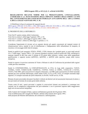 D.P.R. 412/93 - Provincia di Teramo