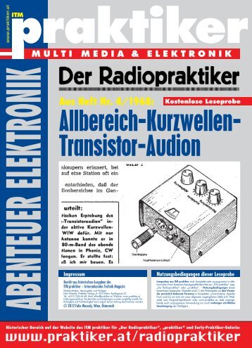 Allbereich-Kurzwellen-Transistor-Audion ... - Praktiker.at