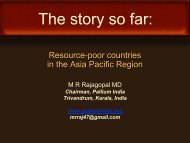 Dr M.R. Rajagopal - Palliative Care Australia