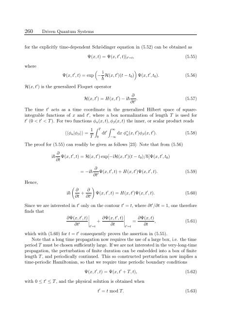 Driven Quantum Systems - Institut für Physik