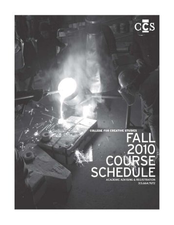 Crafts - CCS - College for Creative Studies