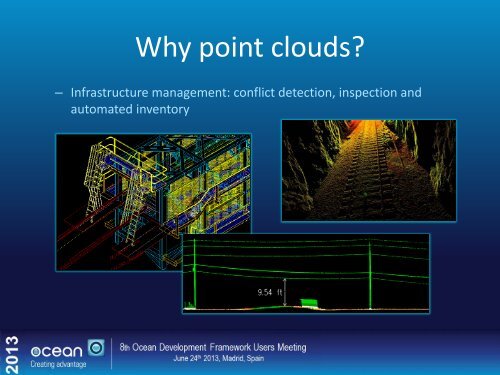 Supporting LiDAR and other point cloud data in Petrel - Ocean