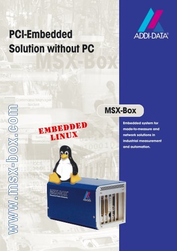 PCI-Embedded Solution without PC