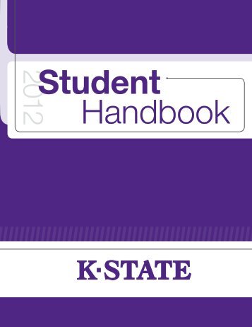 Student Handbook - Kansas State University